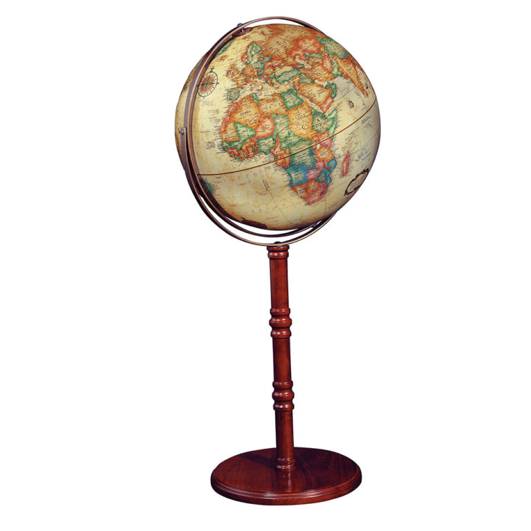 Eureka 16″ Antique Raised Relief Desk Replogle Globes