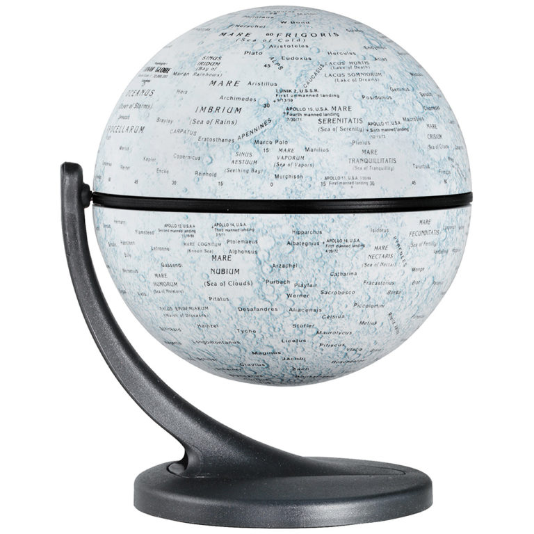 Wonder globe 4.3″ Moon Specialty colors Desk – Replogle | Replogle Globes