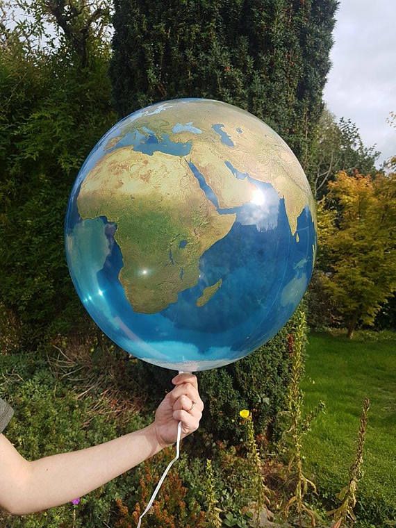 Tien jaar nevel Circulaire Earth Globe Balloon 22″ | Replogle Globes
