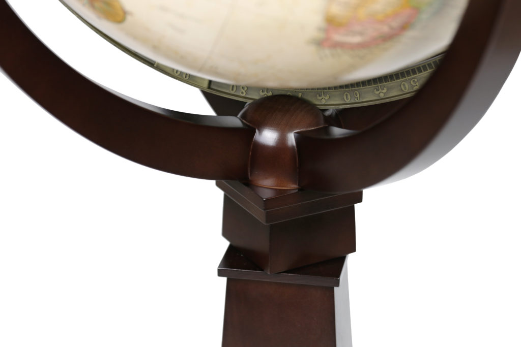 Logan 16″ Antique Raised Relief Floor Heirloom Replogle Globes