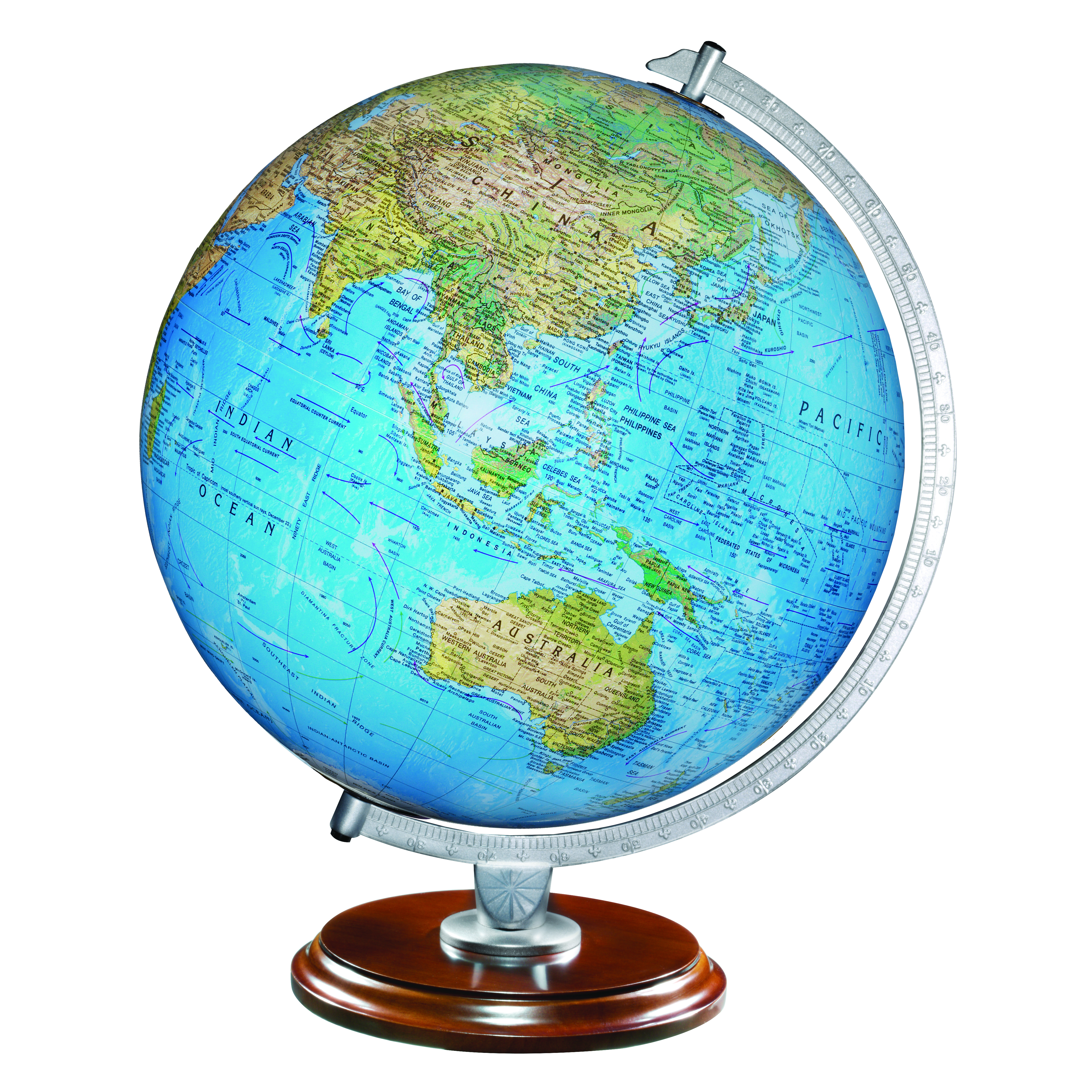 4 Ft. World Map - Laminated - Replogle Globes