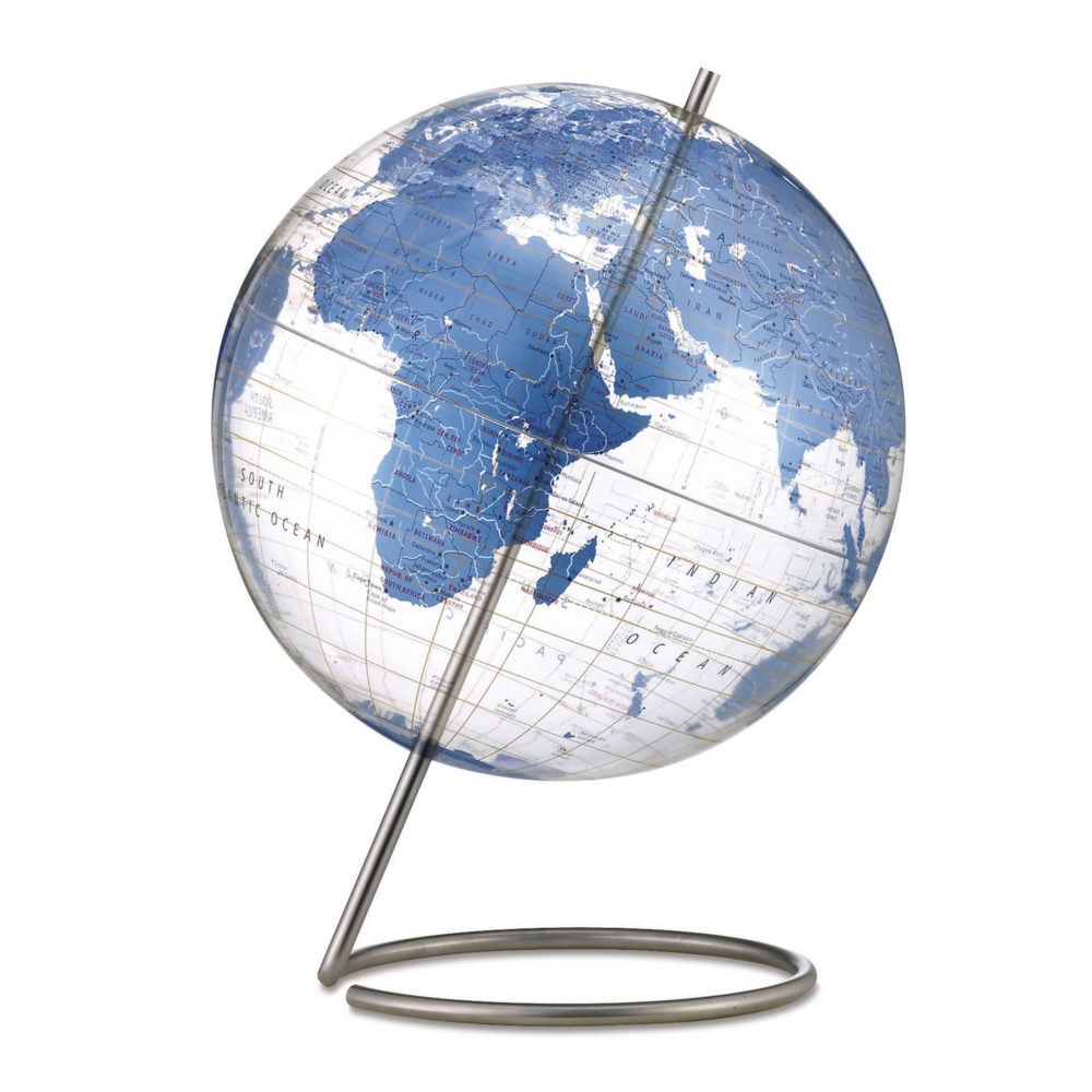 Crystal Marquise 12″ Blue Desk – Replogle Globes | Replogle Globes