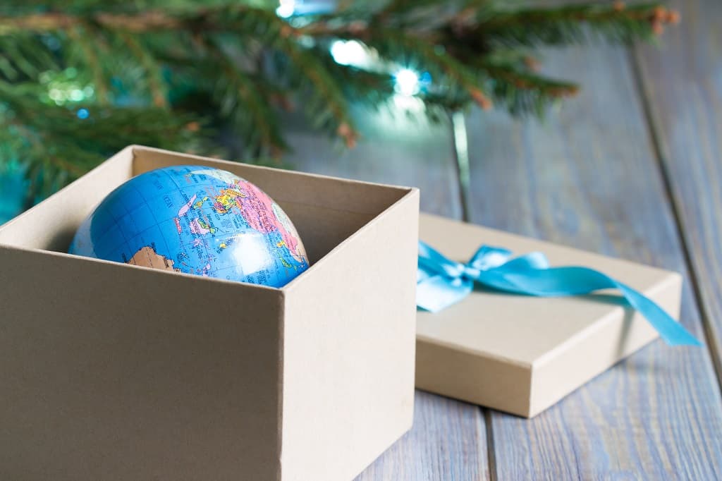 globe as a gift