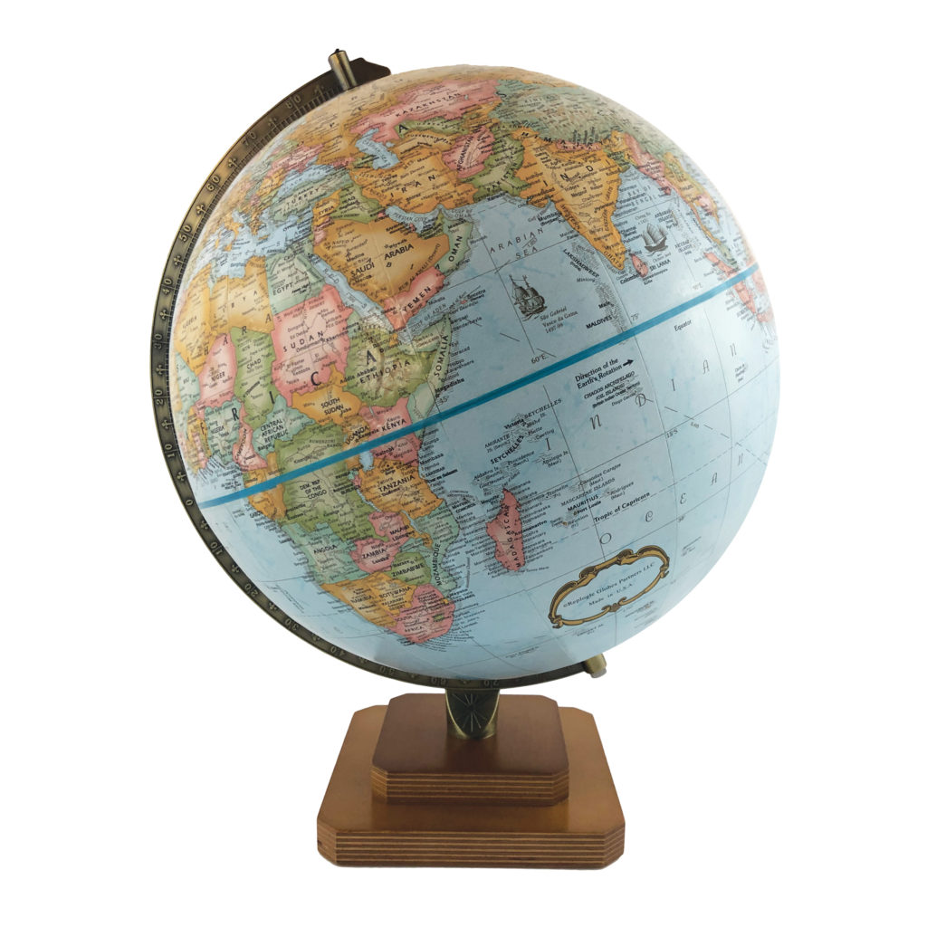 SOPHIA Globe 12″ Raised Relief – Replogle Globes | Replogle Globes