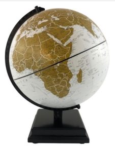 world globe stands