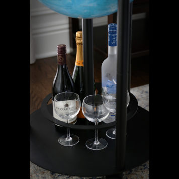 87808 Bar globe blue illuminated bottom shelf 87808 Bar globe blue illuminated bottom shelf