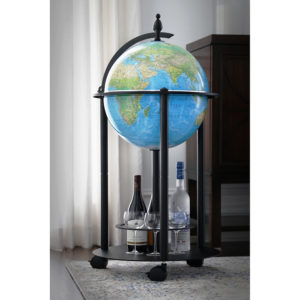 87808 Bar globe blue illuminated room
