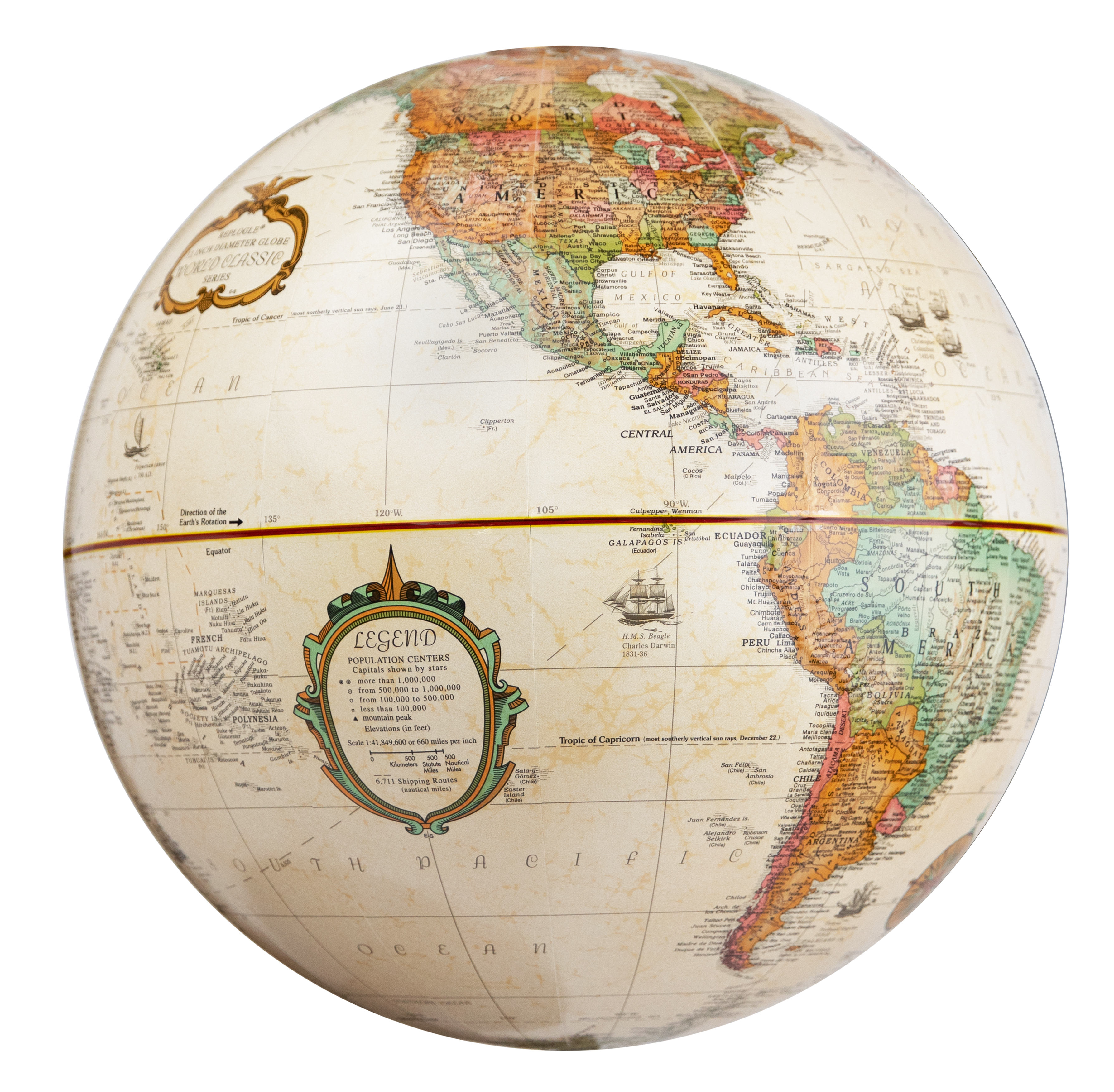88108 Antique Globe Ball only 88108 Antique Globe Ball only